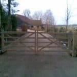 Weidetor Holz