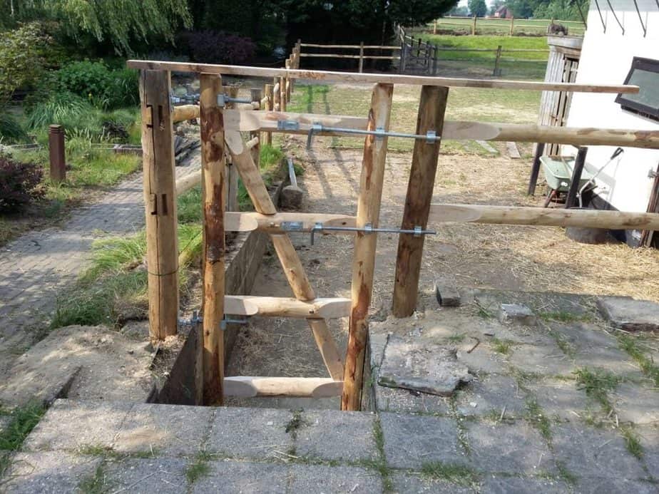 Post & Rail gerade 3 Riegel Kastanie einzeln – Bild 6