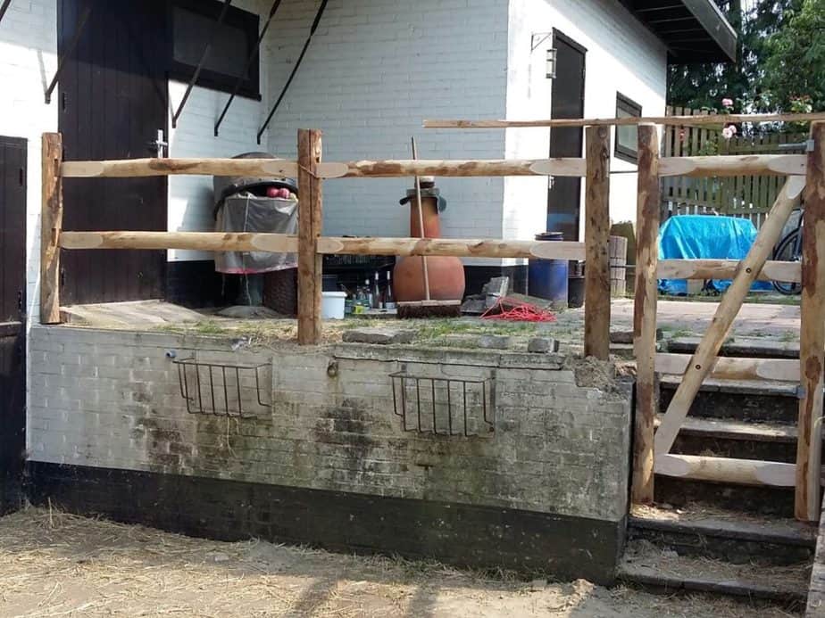 Post & Rail gerade 3 Riegel Kastanie einzeln – Bild 5