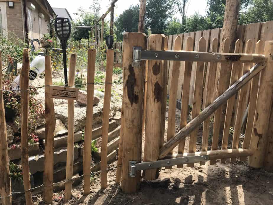 Staketenzauntor Kastanie einzeln 80 cm hoch – Bild 12