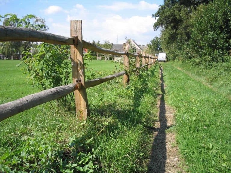 Projekte Pfosten Kastanie - Halbrund - System 2