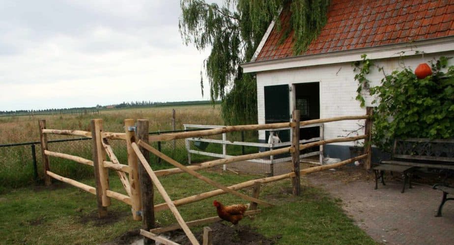 Pfosten Robinie Rund - System 3 (Post & Rail Fence) – Bild 2