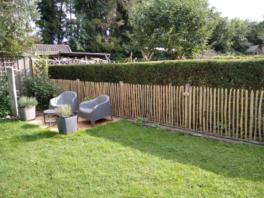 Staketenzaun aus Kastanie 100 cm Adequat