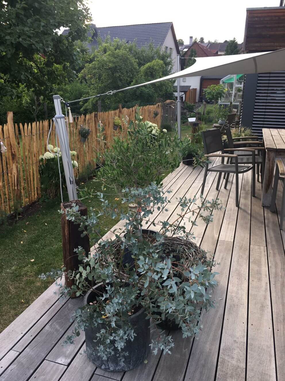 Staketenzaun Kastanie 120 cm