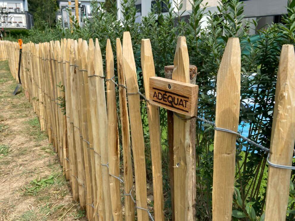 Naturzaun Kastanie 100 cm Adequat