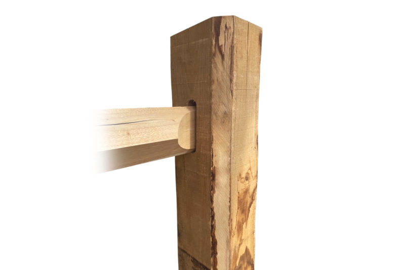 Endpfosten Kastanie System 3 – Eckig – Bild 2