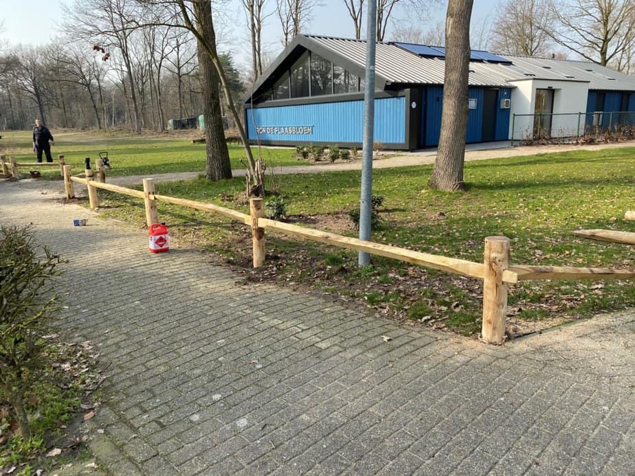 Stolpe kastanje 1 niveau - rund - Image 3