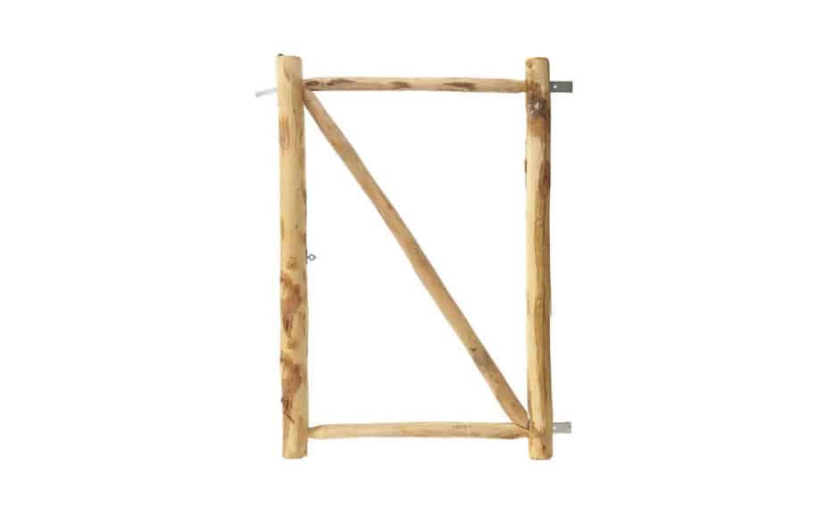 Rammelåge kastanje enkelt 150 cm høj
