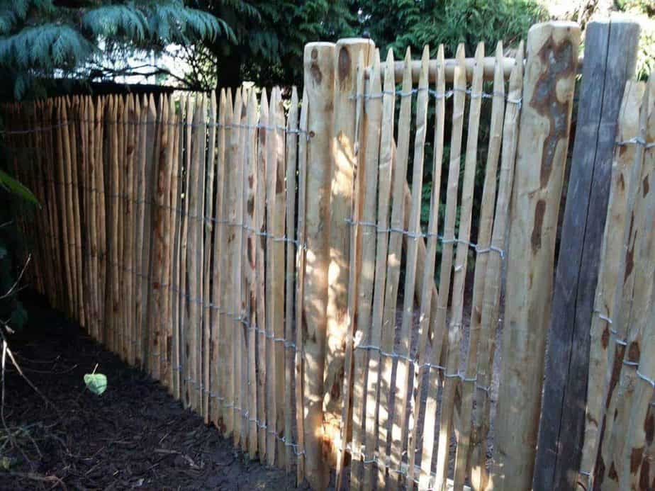 Rammelåge kastanje enkelt 150 cm høj - Image 3