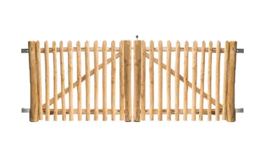 Kastanjelåge dobbelt 80 cm høj