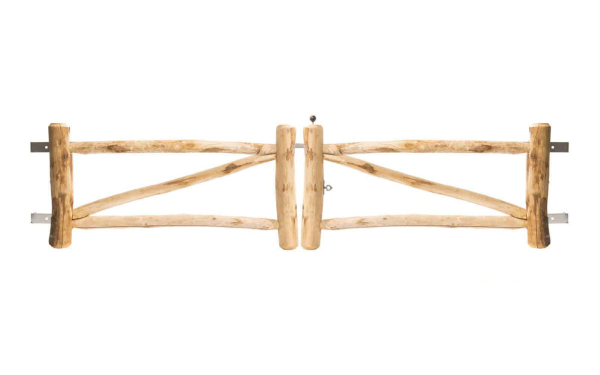 Portail français cadre ganivelle double battant 50 cm