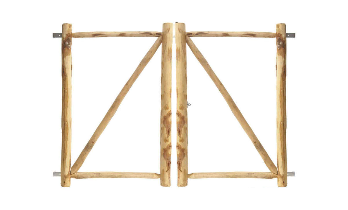 Portail français cadre ganivelle double battant 150 cm