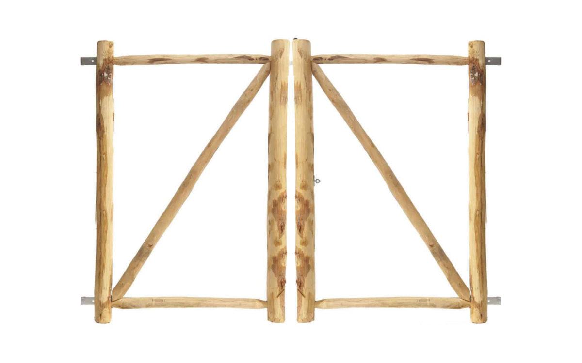 Portail français cadre ganivelle double battant 150 cm