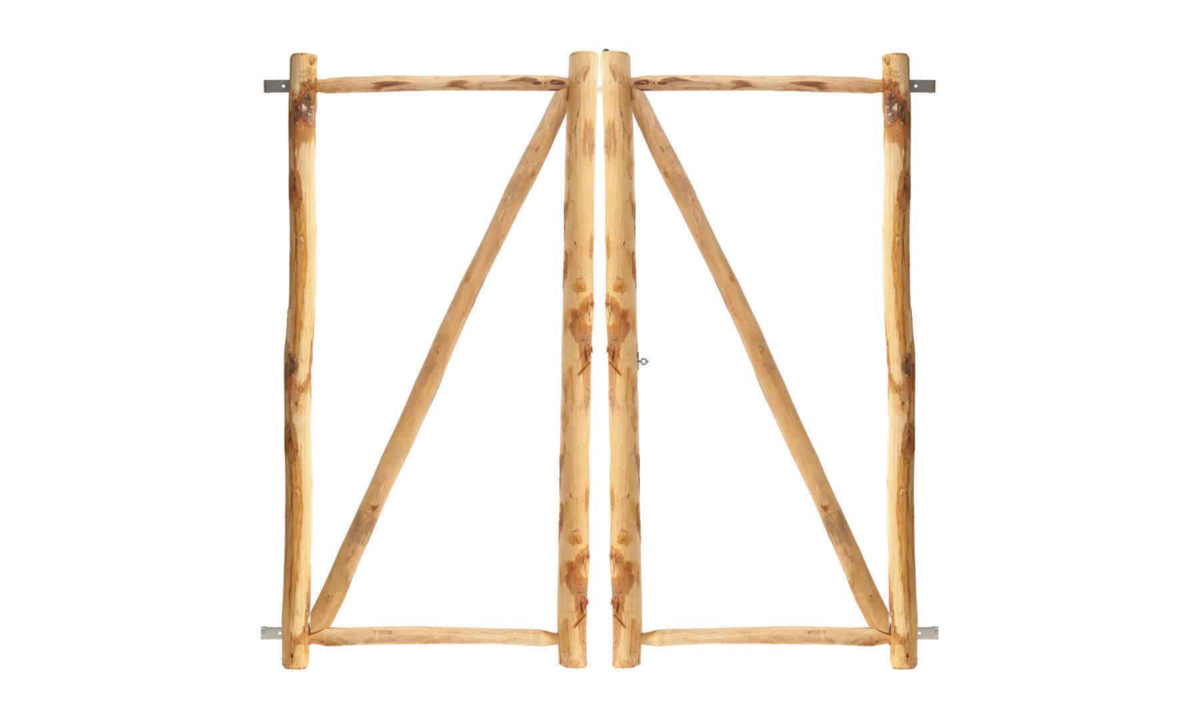 Portail français cadre ganivelle double battant 200 cm