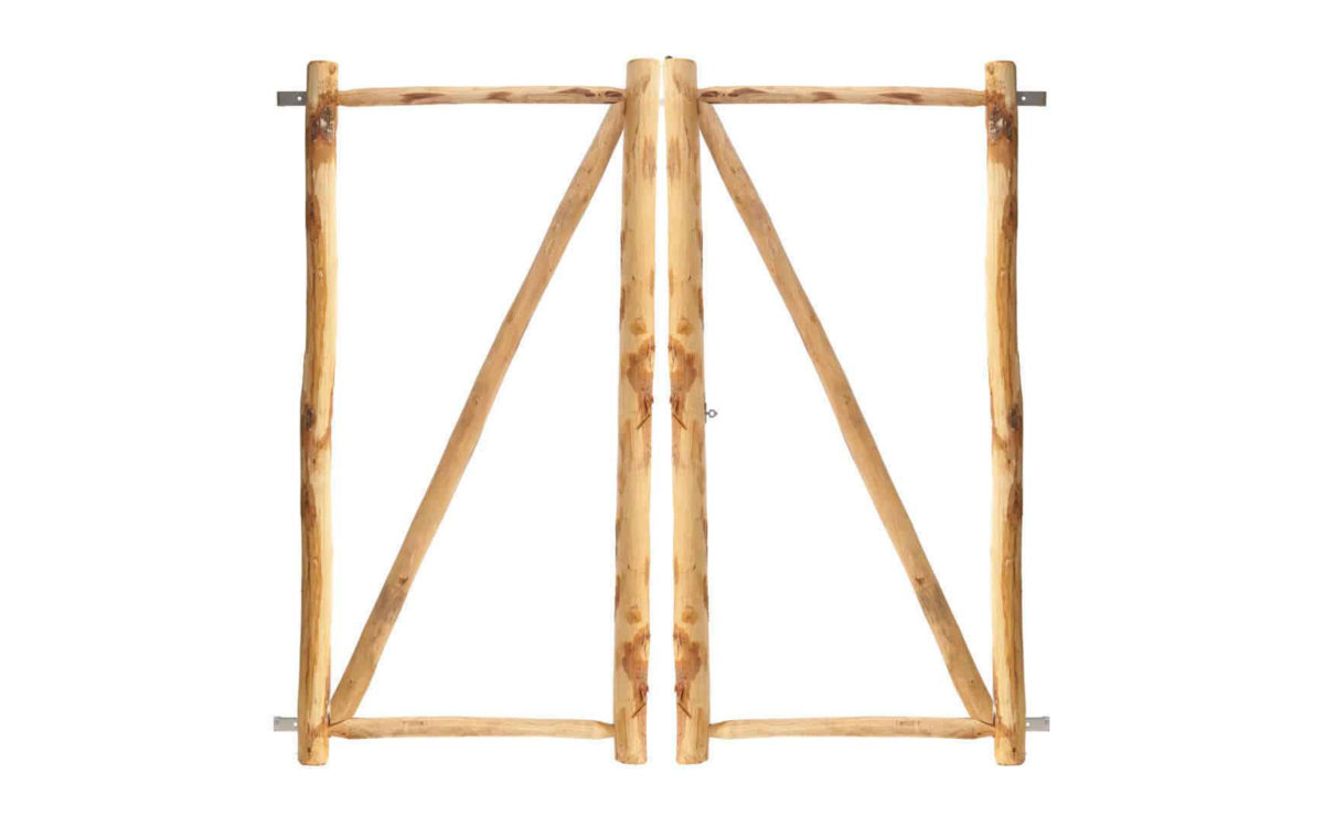 Portail français cadre ganivelle double battant 200 cm