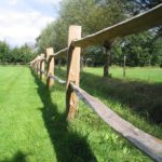 Post & Rail, lisse d’un quart en châtaignier