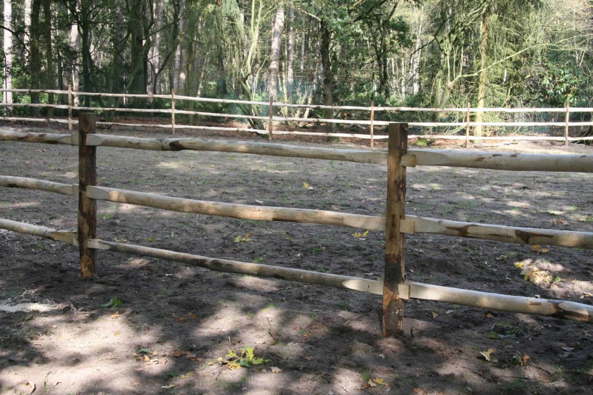 Piquet en châtaignier 3 niveaux rond - Image 4