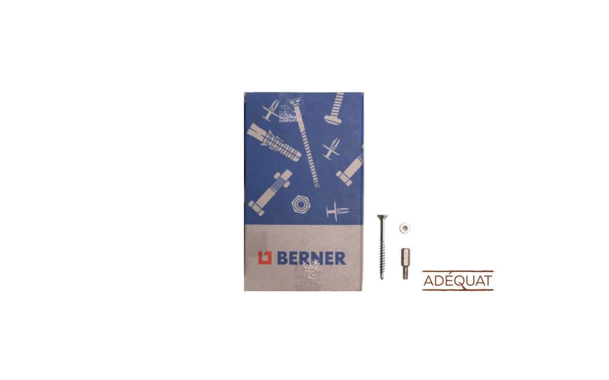 Vis en acier inoxydable en différentes dimensions (embout inclus)