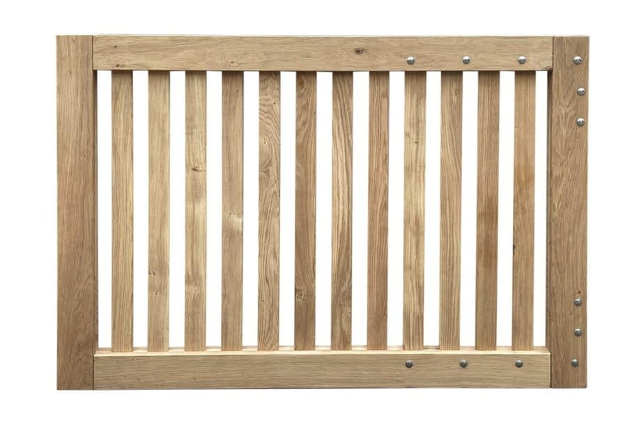 Porte de jardin en chêne