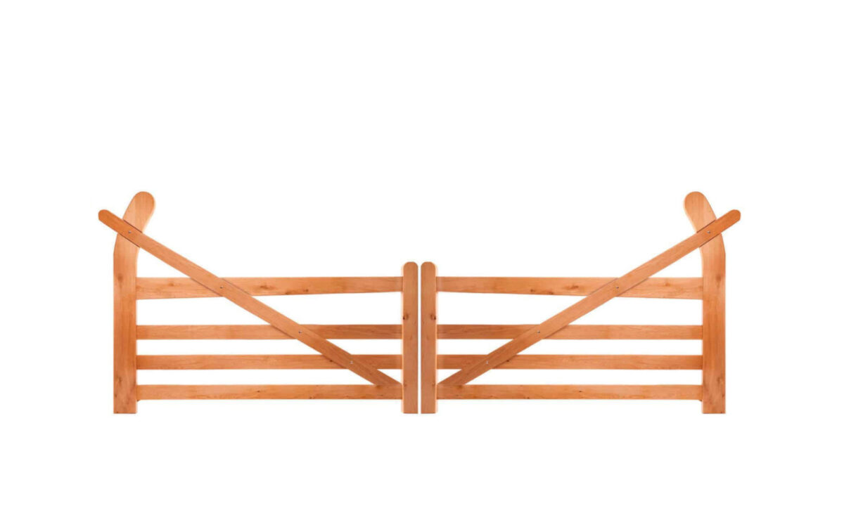 Portail néerlandais arc douglas double