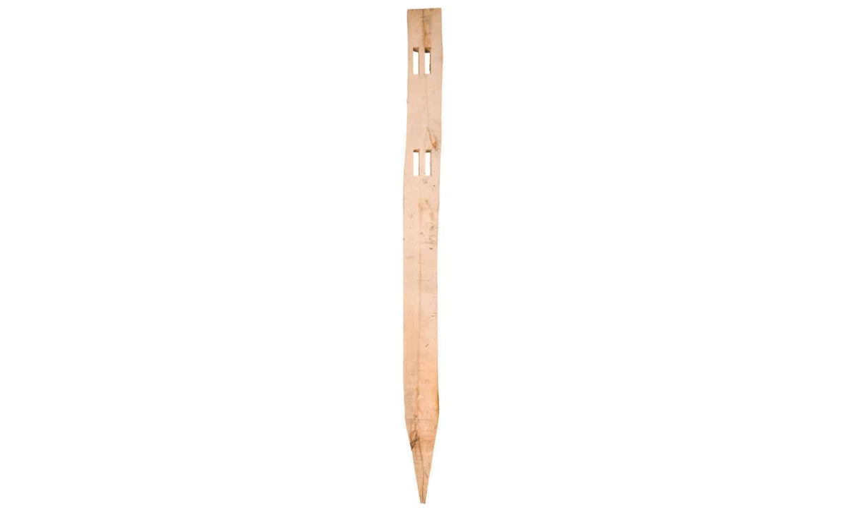 Post demi-rond