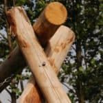 Aire de jeux en bois - Adéquat