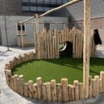 Aire de jeux en bois - Adéquat