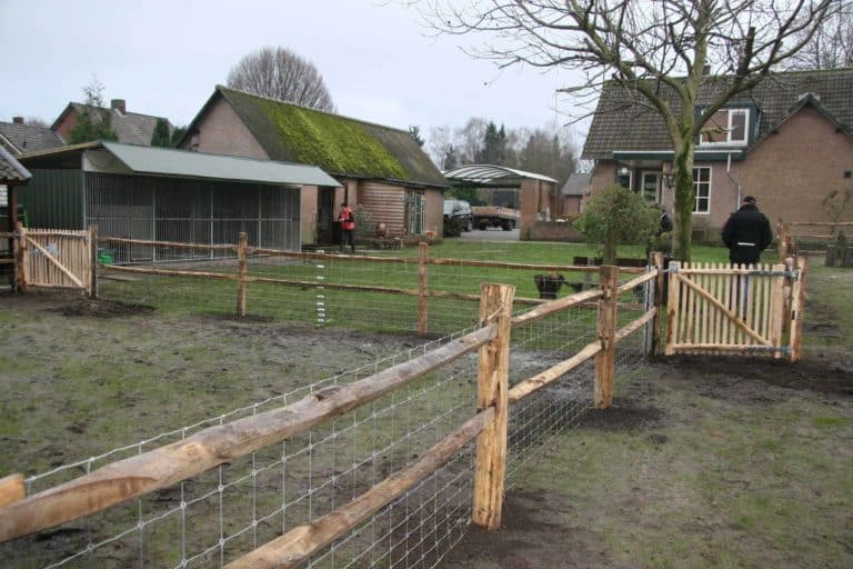 Project Post & Rail avec grillage