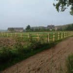 Post & Rail 2-niveaux montants de coin