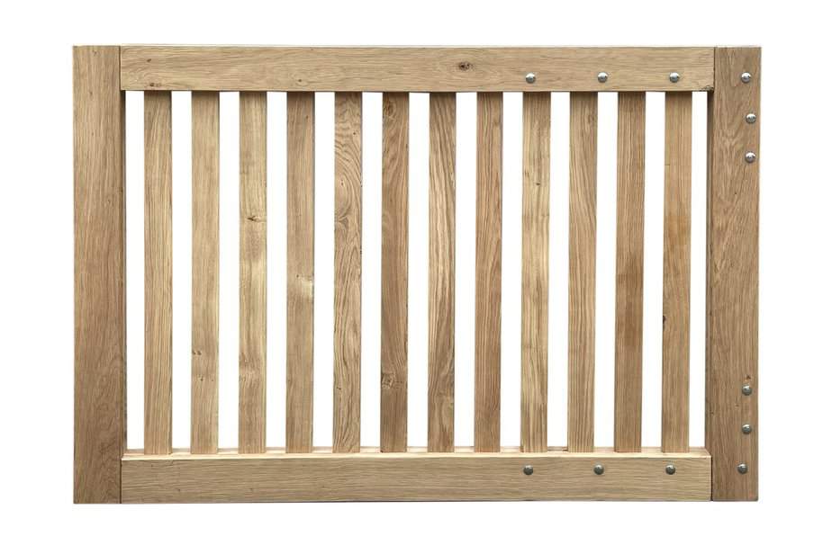 Porte de jardin en chêne