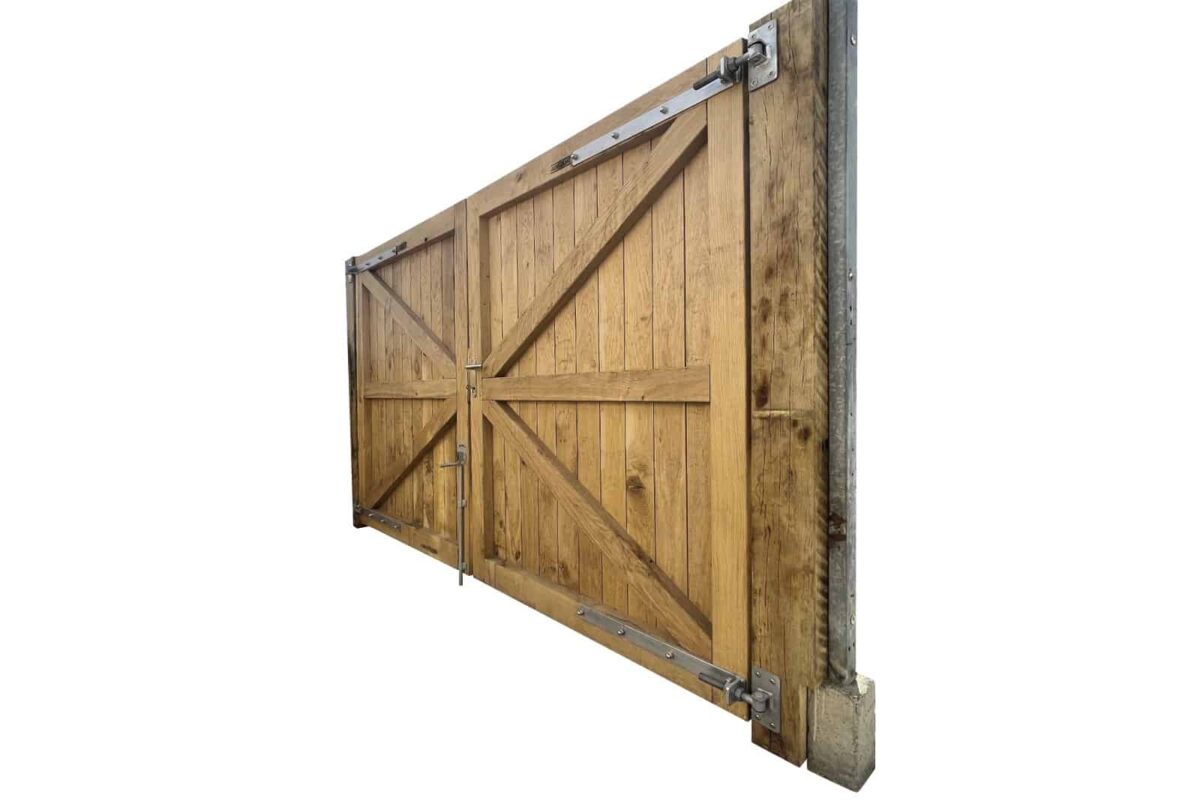 Portail de jardin chêne double – Image 4