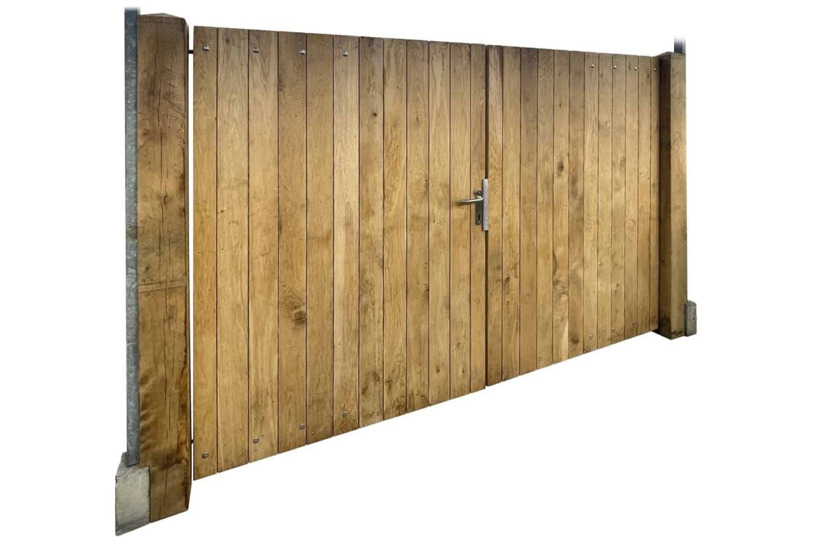 Portail de jardin chêne double – Image 3