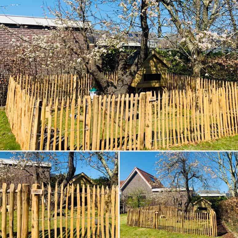 Kastanjehouten schapenhek 100 cm en een latafstand van 4 cm Adequat