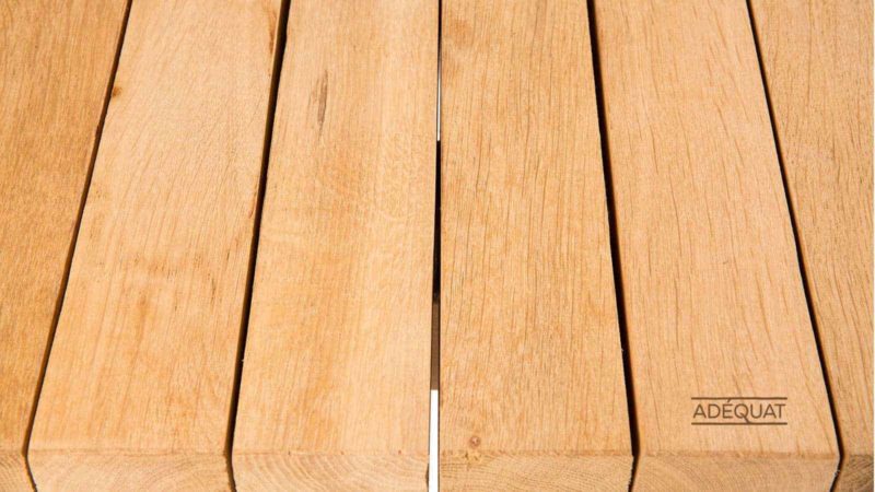 Stoere eikenhouten tafel - Afbeelding 3