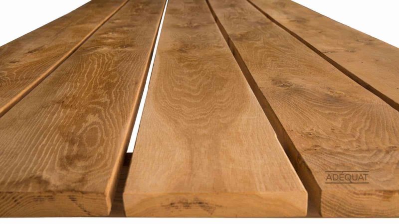 Eikenhouten tafel - Afbeelding 2