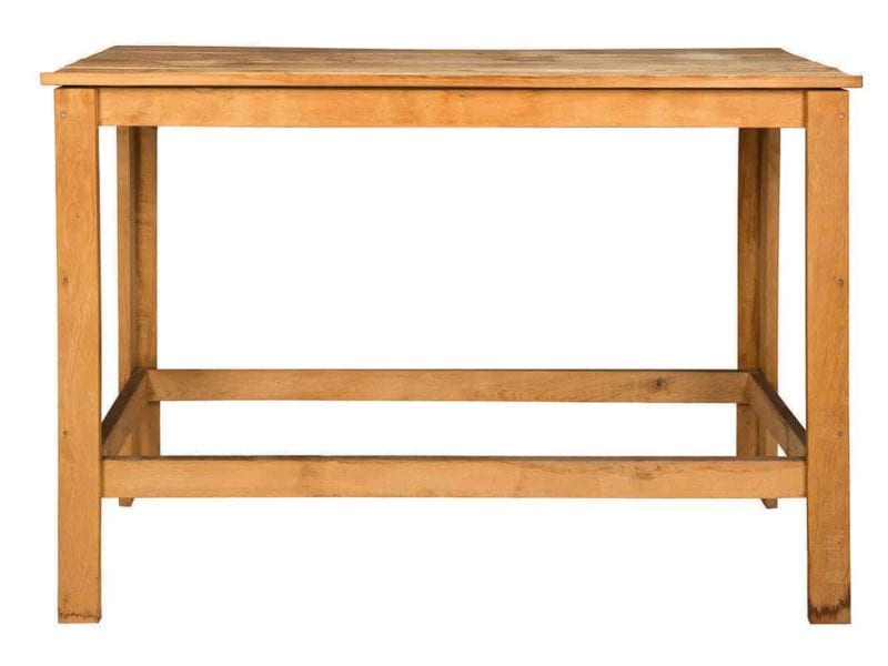 Hoge eikenhouten tafel