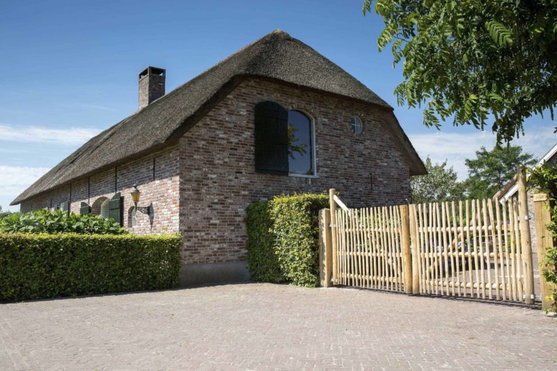 Complete scharnierset voor rondhout - Afbeelding 3