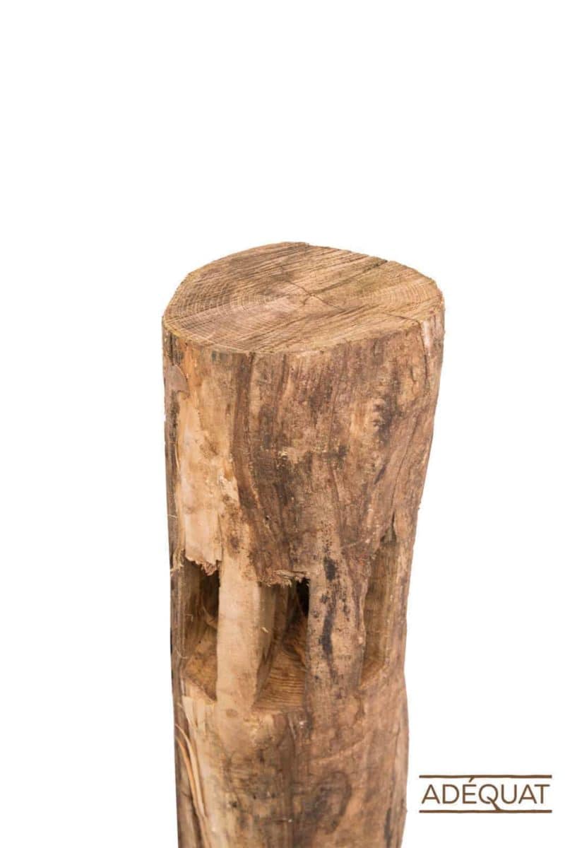 Hoekpost robinia 2 niveau - rond - Afbeelding 2