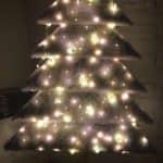 Houten kerstboompjes