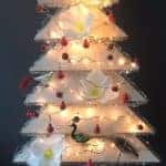 Houten kerstboompjes