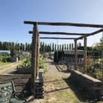 Kastanjehouten palen voor pergola Adequat