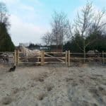post en rail poort 3 niveau dubbel