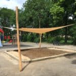 Robinia palen geschuurd | Adéquat