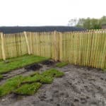 Schapenhek robinia 120 cm hoog met een latafstand van 4 cm Adéquat
