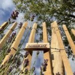 Schapenhek robinia geschuurd 100 cm hoog met een latafstand van 8 cm Adéquat