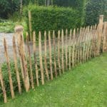 Frans Schapenhek van 100 cm met latafstand 8 cm met een Franse raamwerkpoort van 100 cm bij 100 cm
