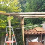 Pergola bouwen kastanjehout | Adéquat
