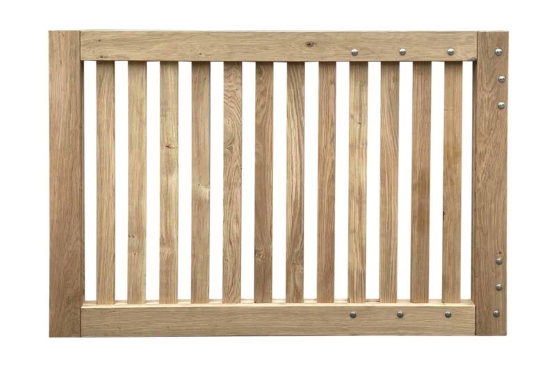 Houten inrijpoort eiken | Adéquat