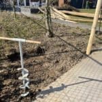 Gaten boren met een palenboor