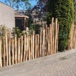 Kastanje palen met een hoogte van 125, 160, 175 en 200 cm en een diameter van 7-9 cm Adequat